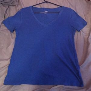 Blue v neck